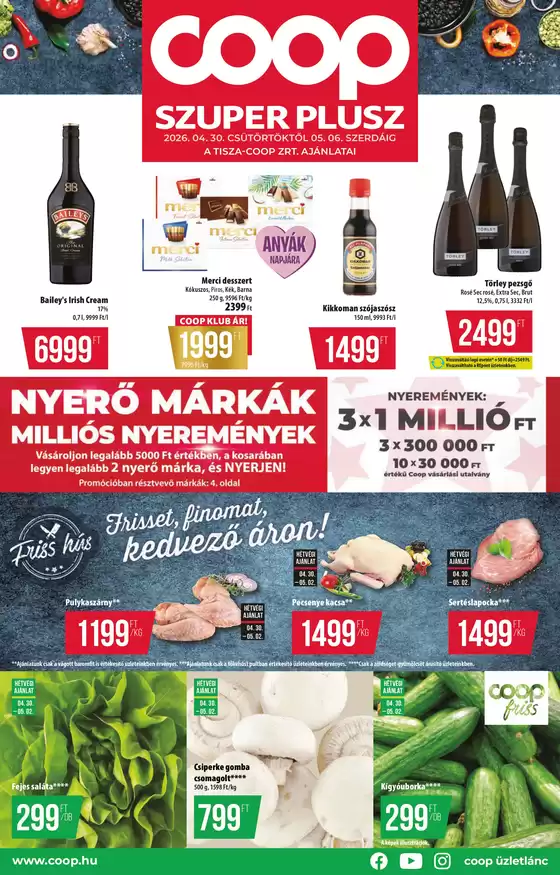 Coop katalógus, Győr | Széles választék az ajánlatokból | 2026-04-30T00:00:00.000Z - 2026-05-06T00:00:00.000Z