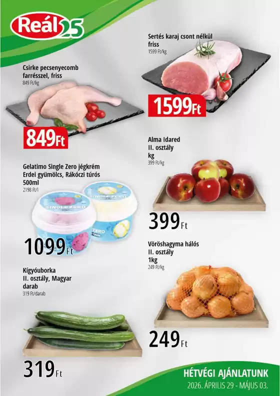 Real katalógus, Győr | Bevásárló hétvége Kisalföld | 2026-04-29T00:00:00.000Z - 2026-05-03T00:00:00.000Z