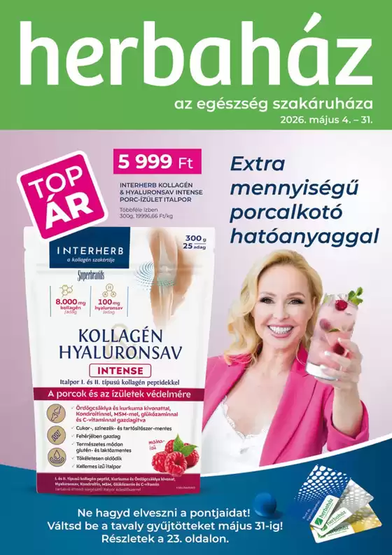 Herbaház katalógus | Takarítson meg most ajánlatainkkal | 2026-05-04T00:00:00.000Z - 2026-05-31T00:00:00.000Z