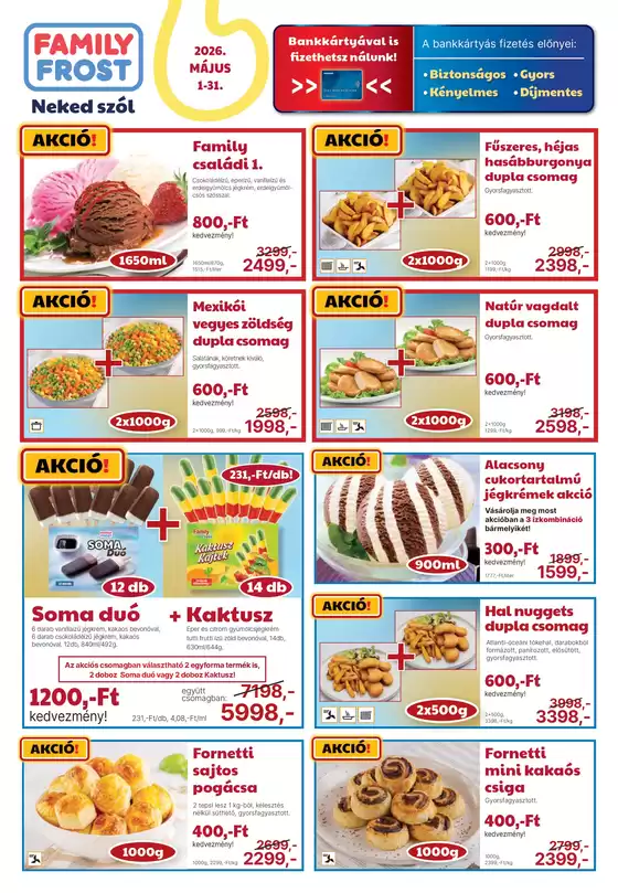 Family Frost katalógus, Budapest | Exkluzív akciók | 2026-05-01T00:00:00.000Z - 2026-05-31T00:00:00.000Z