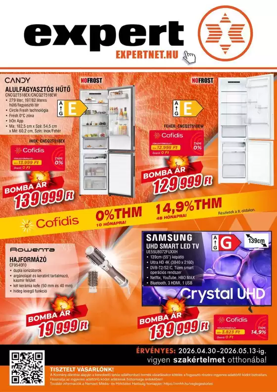 Expert Electro katalógus, Biatorbágy | Expert Electro akciós | 2026-04-30T00:00:00.000Z - 2026-05-13T00:00:00.000Z