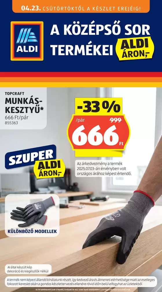 Aldi katalógus, Pécel | Különleges ajánlatok Önnek | 2026-04-30T00:00:00.000Z - 2026-05-14T00:00:00.000Z