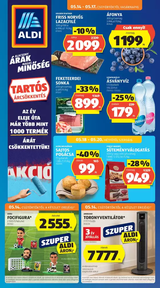 Aldi katalógus, Kalocsa | Ajánlatok kedvezményvadászoknak | 2026-05-14T00:00:00.000Z - 2026-05-20T00:00:00.000Z