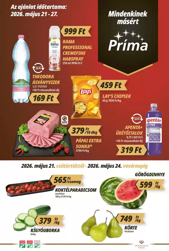 Príma katalógus, Budapest | Príma Május 21-27. | 2026-05-21T00:00:00.000Z - 2026-05-27T00:00:00.000Z
