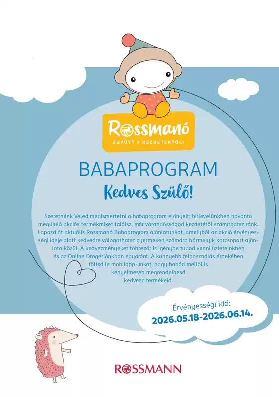 Rossmann katalógus | Aktuális különleges akciók | 2026-05-18T00:00:00.000Z - 2026-06-14T00:00:00.000Z