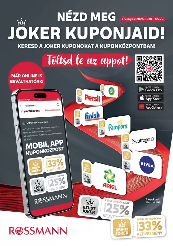Rossmann katalógus | Vonzó különleges ajánlatok mindenki számára | 2026-05-18T00:00:00.000Z - 2026-05-29T00:00:00.000Z
