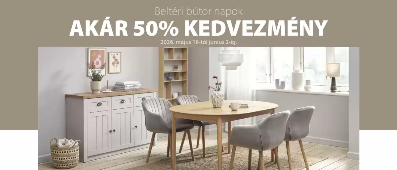 JYSK katalógus, Nagykőrös | JYSK akciós | 2026-05-18T00:00:00.000Z - 2026-06-02T00:00:00.000Z