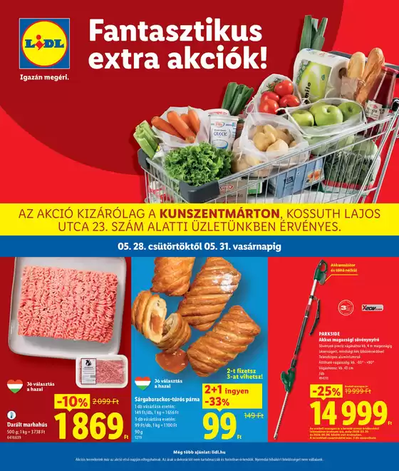 Lidl katalógus, Szeged | Érvényes 05.28-tól | 2026-05-28T00:00:00.000Z - 2026-05-31T00:00:00.000Z