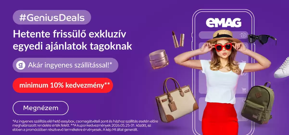 Emag katalógus, Mindszent | Emag akciós | 2026-05-25T00:00:00.000Z - 2026-05-31T00:00:00.000Z