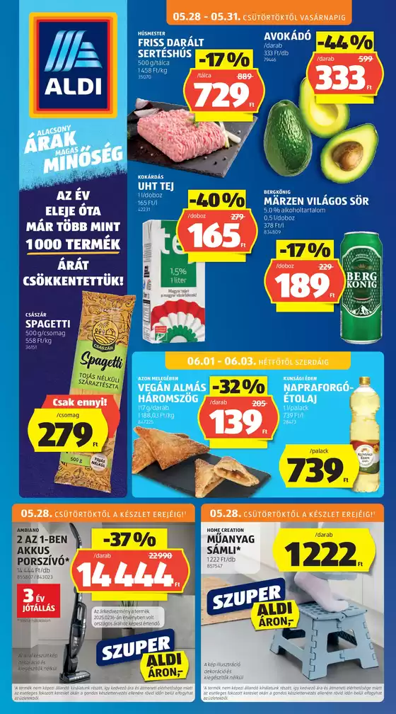 Aldi katalógus, Mezőkövesd | Aldi újság érvényessége 2026.05.31-ig | 2026-05-27T00:00:00.000Z - 2026-06-03T00:00:00.000Z