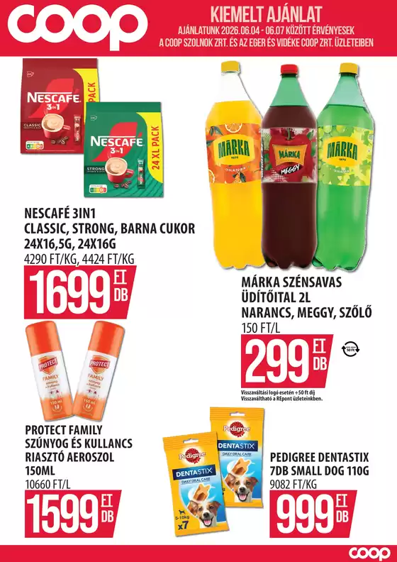 COOP Szolnok katalógus | COOP Szolnok újság érvényessége - 2026.06.07-ig | 2026-06-01T00:00:00.000Z - 2026-06-07T00:00:00.000Z