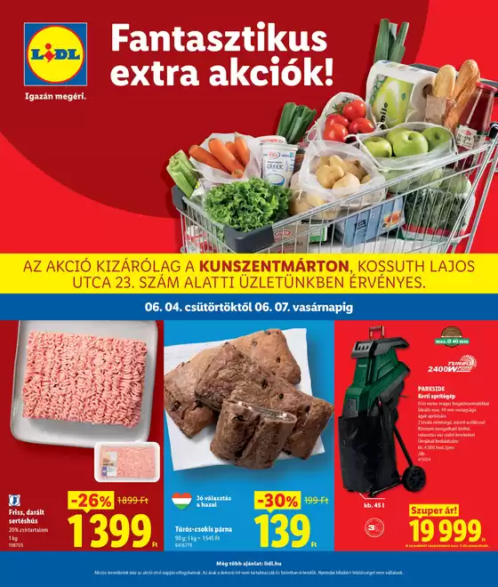 Lidl katalógus | Érvényes 06.04-től | 2026-06-04T00:00:00.000Z - 2026-06-07T00:00:00.000Z