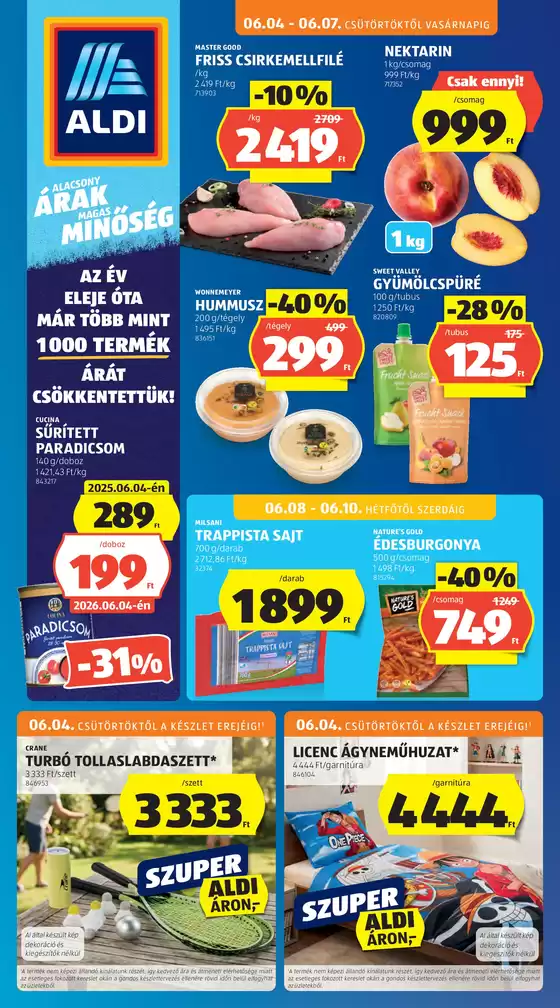 Aldi katalógus, Mór | Aldi újság érvényessége 2026.06.10-ig | 2026-06-04T00:00:00.000Z - 2026-06-10T00:00:00.000Z