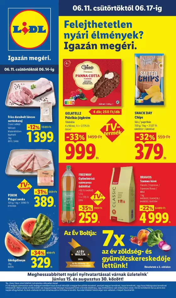 Lidl katalógus, Szeged | Akciós újság 24. hét | 2026-06-11T00:00:00.000Z - 2026-06-17T00:00:00.000Z