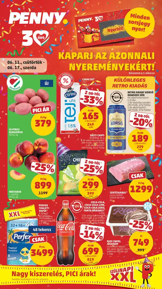 Penny Market katalógus, Pomáz | Penny újság érvényessége 2026.06.17-ig | 2026-06-11T00:00:00.000Z - 2026-06-17T00:00:00.000Z