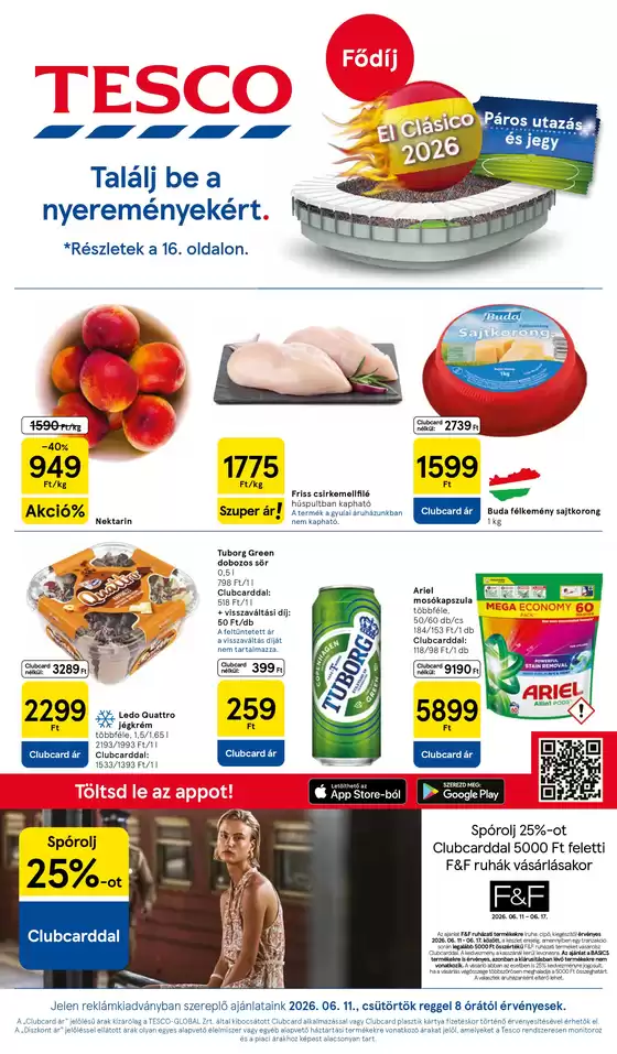 Tesco katalógus, Pomáz | Tesco újság érvényessége 2026.06.17-ig | 2026-06-11T00:00:00.000Z - 2026-06-17T00:00:00.000Z