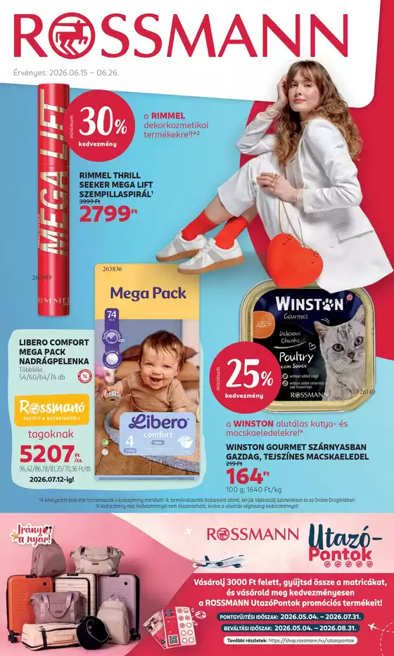 Rossmann katalógus, Siófok | Csúcsajánlatok minden kedvezményvadásznak | 2026-06-15T00:00:00.000Z - 2026-07-31T00:00:00.000Z