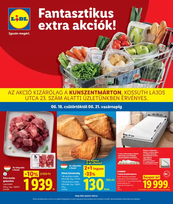 Lidl katalógus, Tiszafüred | Érvényes 06.18-tól | 2026-06-18T00:00:00.000Z - 2026-06-21T00:00:00.000Z