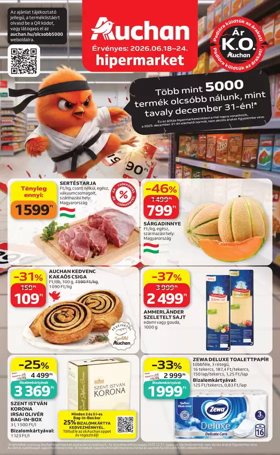Auchan katalógus, Vép | Auchan újság érvényessége 2026.06.24-ig | 2026-06-18T00:00:00.000Z - 2026-06-24T00:00:00.000Z