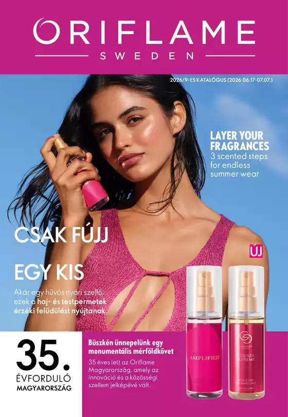 Oriflame katalógus, Siófok | Aktuális akciók és ajánlatok | 2026-06-17T00:00:00.000Z - 2026-07-07T00:00:00.000Z