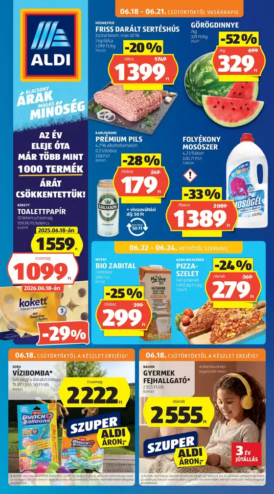 Aldi katalógus, Jánosháza | Aldi újság érvényessége 2026.06.24-ig | 2026-06-18T00:00:00.000Z - 2026-06-24T00:00:00.000Z