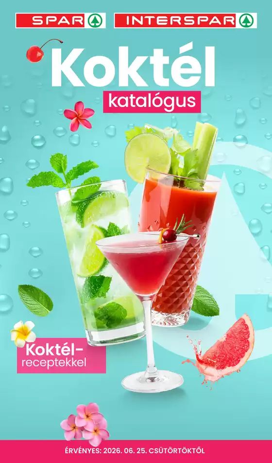 Interspar katalógus, Veszprém | Koktél katalógus | 2026-06-25T00:00:00.000Z - 2026-07-09T00:00:00.000Z