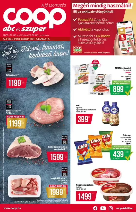 Coop katalógus | Széles választék az ajánlatokból | 2026-07-02T00:00:00.000Z - 2026-07-08T00:00:00.000Z