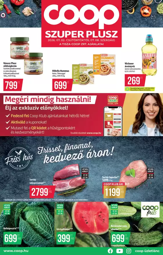 Coop katalógus | Exkluzív akciók | 2026-07-02T00:00:00.000Z - 2026-07-08T00:00:00.000Z
