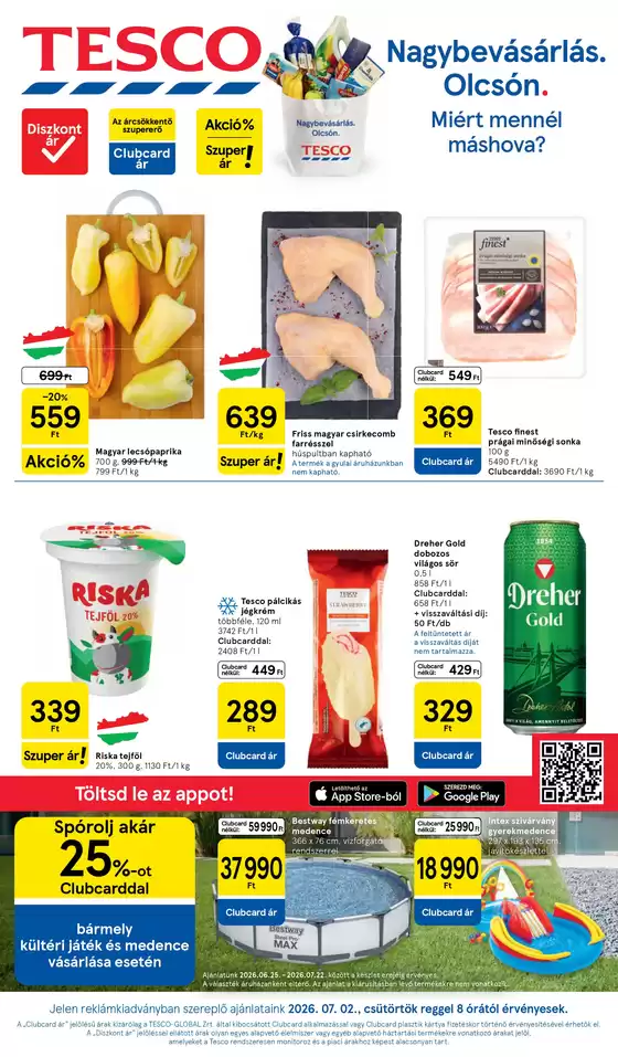 Tesco katalógus, Baja | Tesco újság érvényessége 2026.07.08-ig | 2026-07-02T00:00:00.000Z - 2026-07-08T00:00:00.000Z
