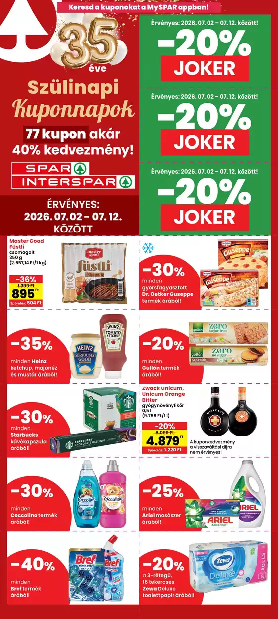 Interspar katalógus, Baja | Nyári kuponfüzet | 2026-07-02T00:00:00.000Z - 2026-07-12T00:00:00.000Z