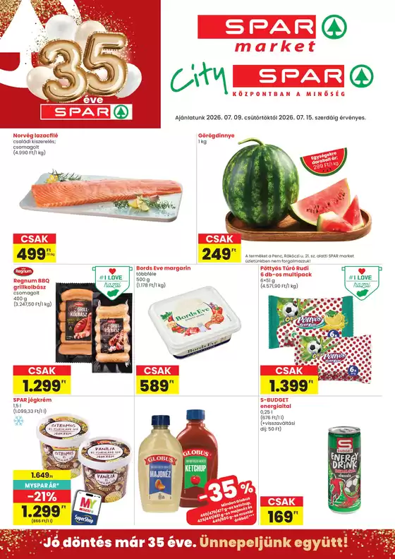 Spar katalógus, Budaörs | A legjobb ajánlataink Önnek | 2026-07-09T00:00:00.000Z - 2026-07-15T00:00:00.000Z