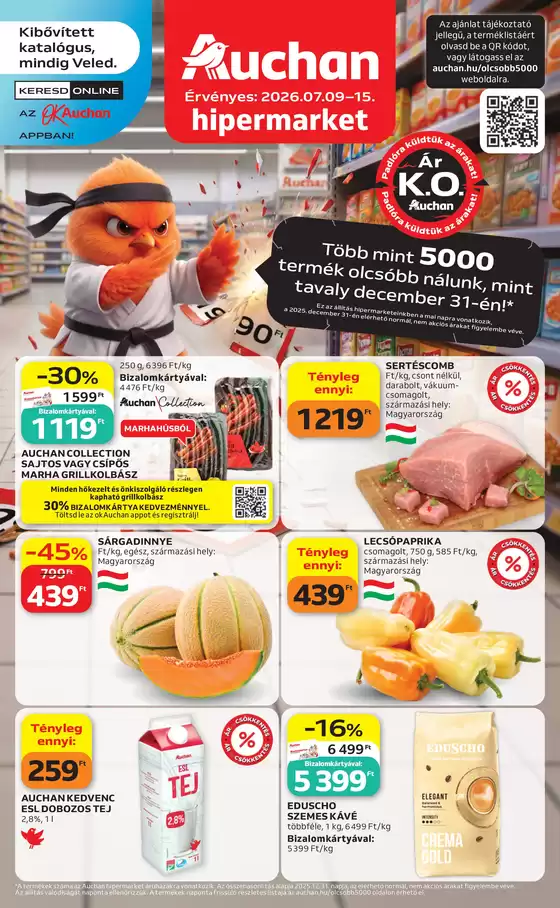 Auchan katalógus, Szentendre | Auchan újság érvényessége 2026.07.15 -ig | 2026-07-09T00:00:00.000Z - 2026-07-15T00:00:00.000Z