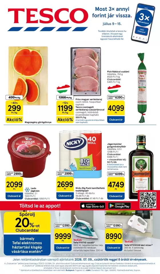 Tesco katalógus, Szentendre | Tesco újság érvényessége 2026.07.15-ig | 2026-07-09T00:00:00.000Z - 2026-07-15T00:00:00.000Z