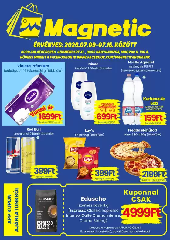 Magnetic katalógus, Újszász | Magnetic ajánlatunk érvényes | 2026-07-09T00:00:00.000Z - 2026-07-15T00:00:00.000Z