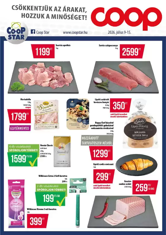 Coop katalógus, Polgár | Coop regionális szórólap július 2. hét Coop Star | 2026-07-09T00:00:00.000Z - 2026-07-15T00:00:00.000Z