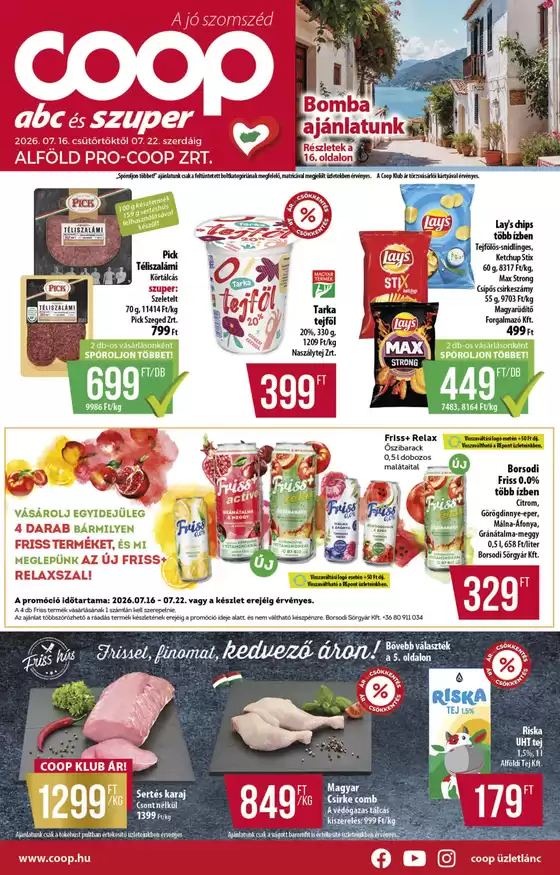 Coop katalógus, Debrecen | Coop regionális szórólap július 3. hét - Alföld | 2026-07-16T00:00:00.000Z - 2026-07-22T00:00:00.000Z