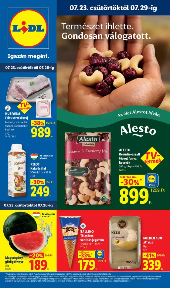 Lidl katalógus, Tiszakécske | Akciós újság 30. hét | 2026-07-23T00:00:00.000Z - 2026-07-29T00:00:00.000Z