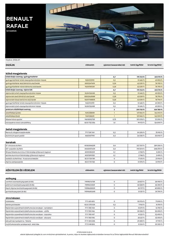 Renault katalógus | Renault 4f9196fa7a | 2026-07-01T00:00:00.000Z - 2026-07-31T00:00:00.000Z