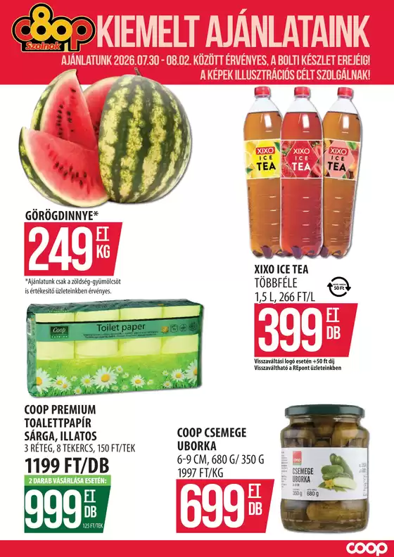 COOP Szolnok katalógus, Kiskunmajsa | COOP Szolnok újság érvényessége - 2026.08.02-ig | 2026-07-27T00:00:00.000Z - 2026-08-02T00:00:00.000Z