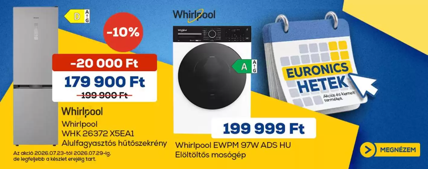 Euronics katalógus, Esztergom | Euronics akciós | 2026-07-23T00:00:00.000Z - 2026-07-29T00:00:00.000Z