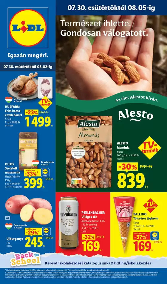 Lidl katalógus | Akciós újság 31. hét | 2026-07-30T00:00:00.000Z - 2026-08-05T00:00:00.000Z