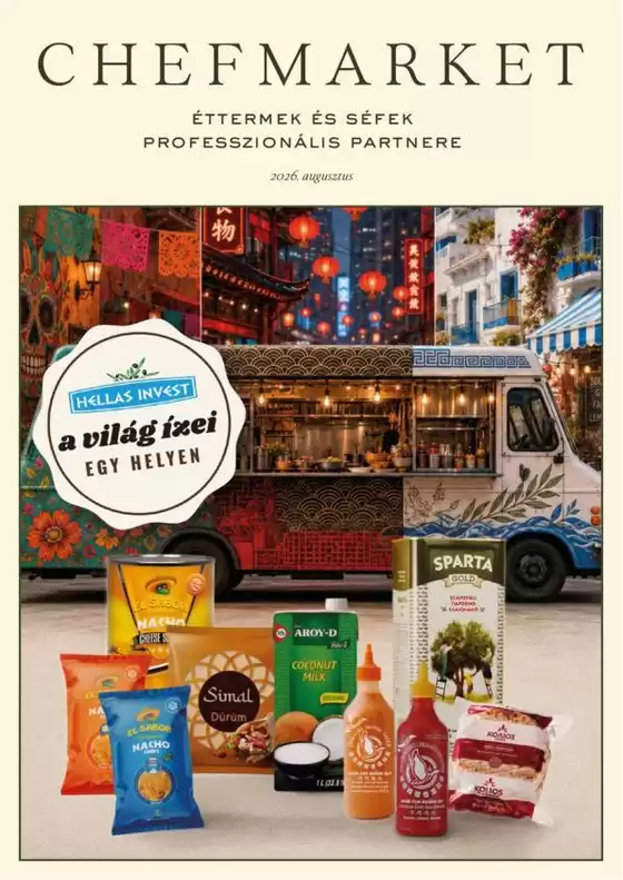 Chef Market katalógus, Szombathely | Chef Market akciós | 2026-08-01T00:00:00.000Z - 2026-08-31T00:00:00.000Z