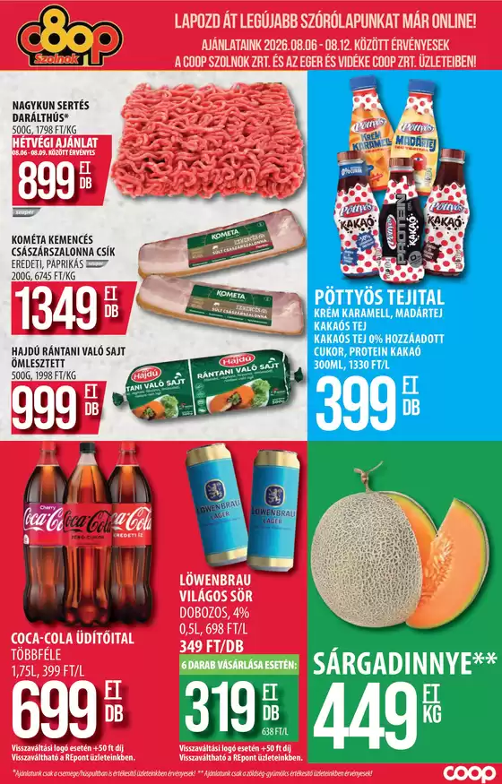 Coop katalógus, Csongrád | Exkluzív akciók | 2026-08-06T00:00:00.000Z - 2026-08-12T00:00:00.000Z