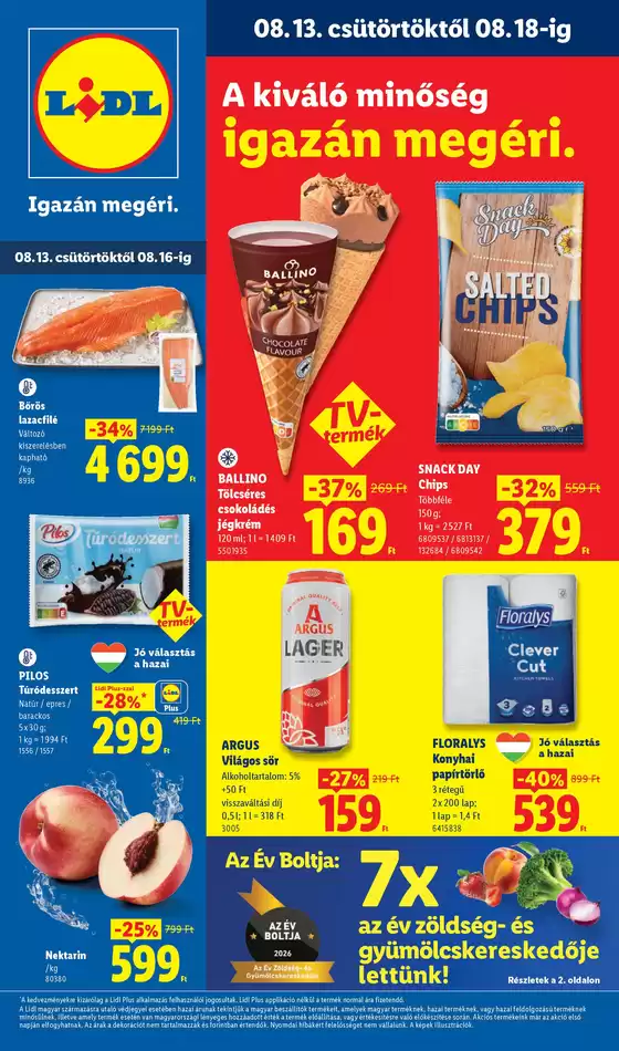 Lidl katalógus, Budapest | Akciós újság 33. hét | 2026-08-13T00:00:00.000Z - 2026-08-19T00:00:00.000Z