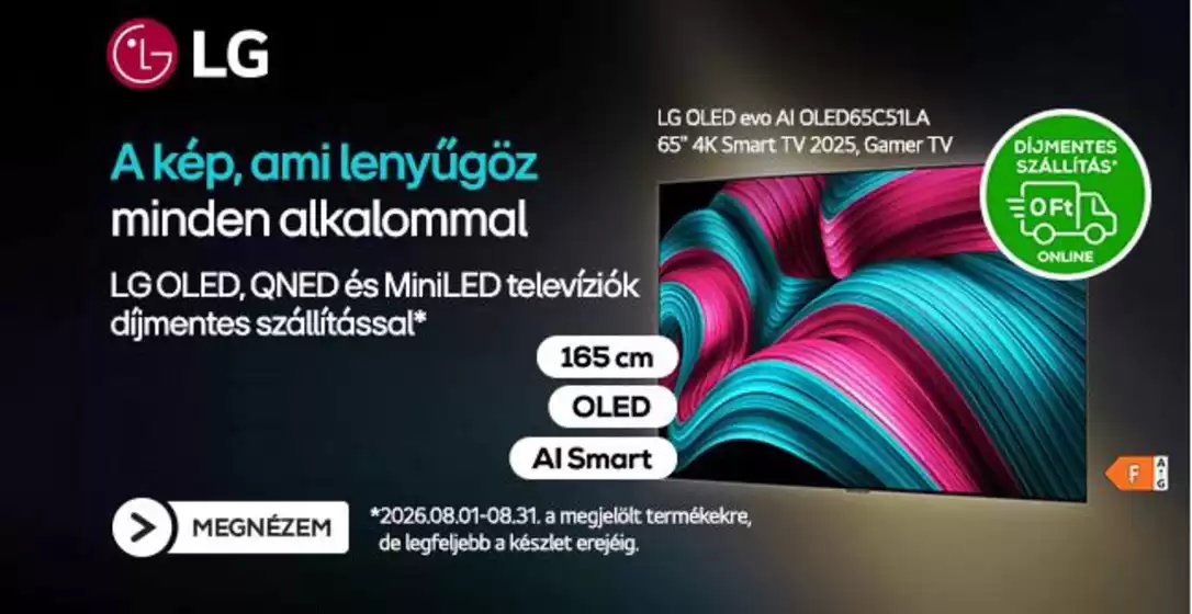 Euronics katalógus | Különleges ajánlatok Önnek | 2026-08-01T00:00:00.000Z - 2026-08-31T00:00:00.000Z