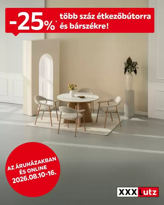 XXXLutz katalógus | XXXLutz akciós | 2026-08-10T00:00:00.000Z - 2026-08-16T00:00:00.000Z