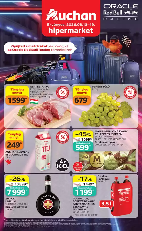 Auchan katalógus, Pécs | Auchan újság érvényessége 2026.08.19-ig | 2026-08-13T00:00:00.000Z - 2026-08-19T00:00:00.000Z