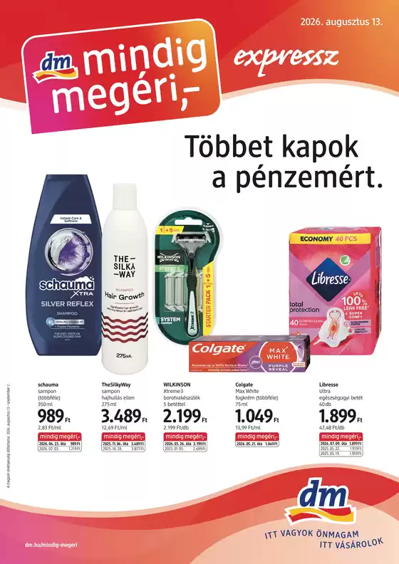 DM katalógus | Különleges ajánlatok Önnek | 2026-08-13T00:00:00.000Z - 2026-09-02T00:00:00.000Z