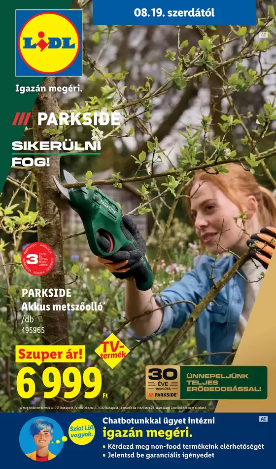 Lidl katalógus | Nonfood kínálatunk - 34. hét | 2026-08-19T00:00:00.000Z - 2026-08-26T00:00:00.000Z