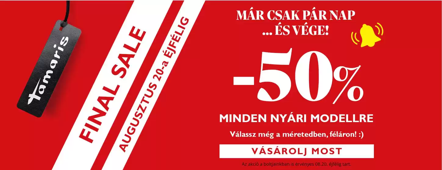 Tamaris katalógus | Tamaris akciós | 2026-08-16T00:00:00.000Z - 2026-08-20T00:00:00.000Z
